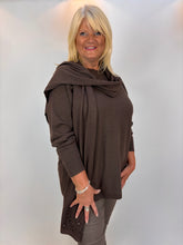 Load image into Gallery viewer, Sparkle Jumper Brown