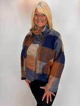 Load image into Gallery viewer, Zipped Jacket Blue
