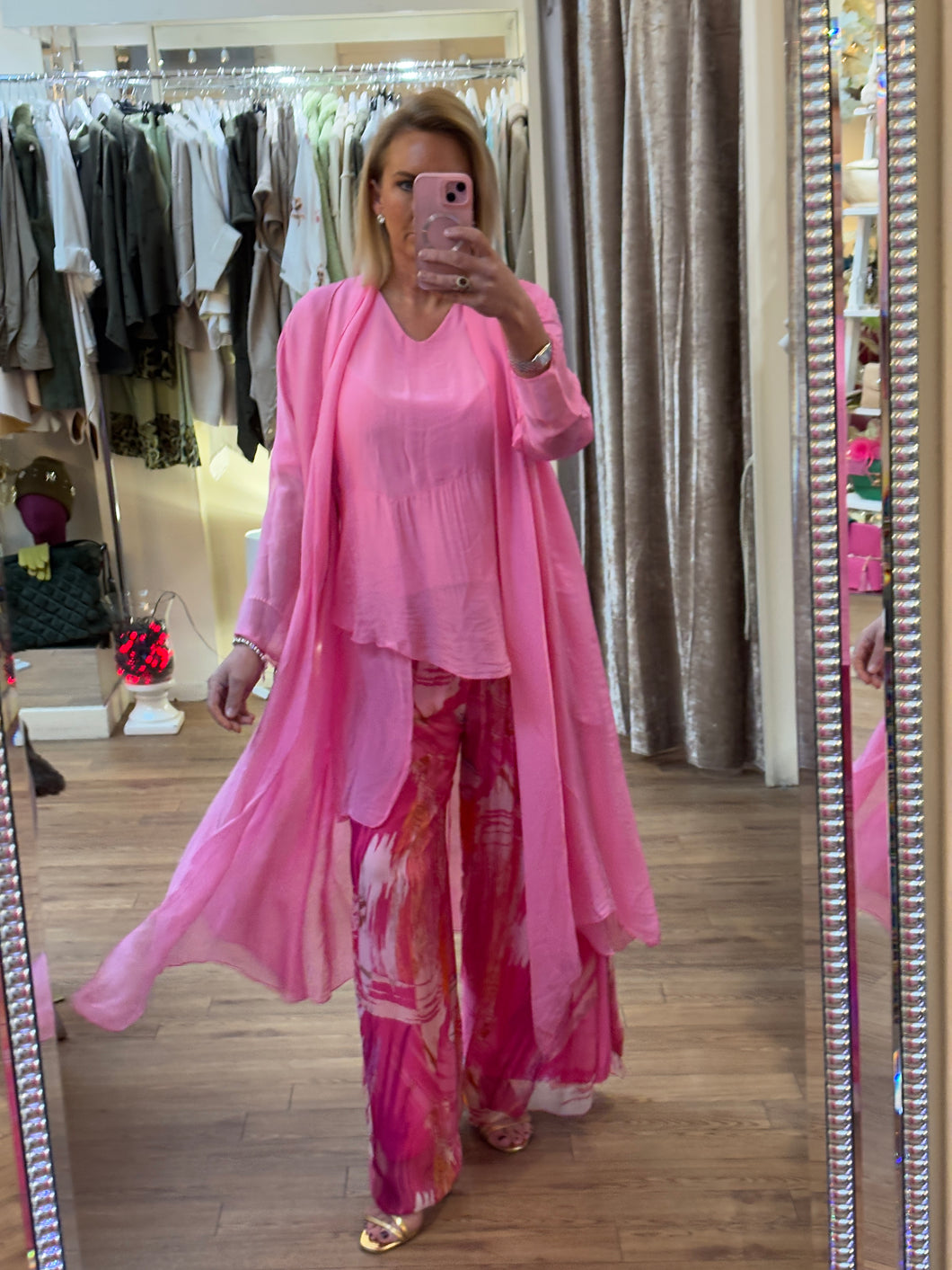 Ella Overcoat Pink