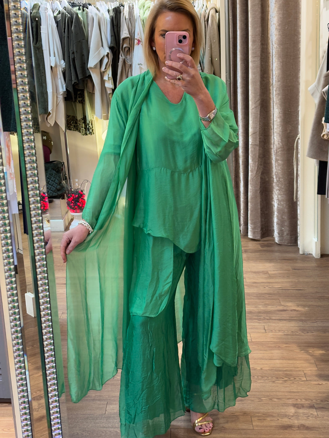 Ella Overcoat Green