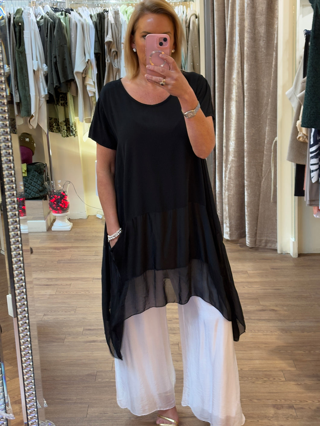 Poppy Top Black