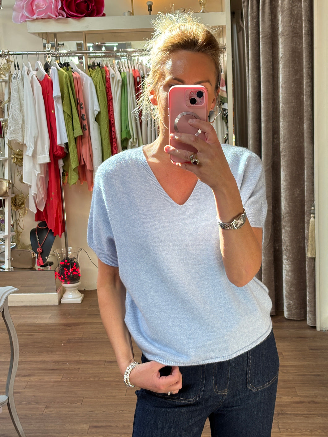 Tilly Knit Baby Blue