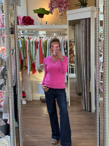 Sadie Knit Hot Pink