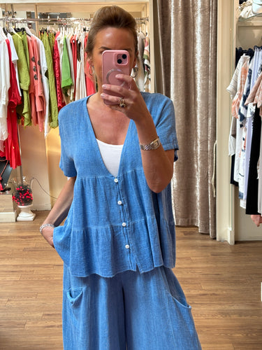 Lily Linen Blue