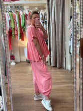 Load image into Gallery viewer, Lily Linen Trousers Coral